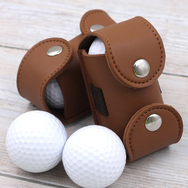 Custom Printed Golf Ball and Leather Golf Ball Bag Set – PersoGiftShop
