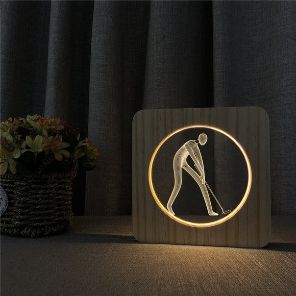 golFLYT 3D LED Acrylic Night Lamp